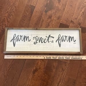 Farm sweet farm sign